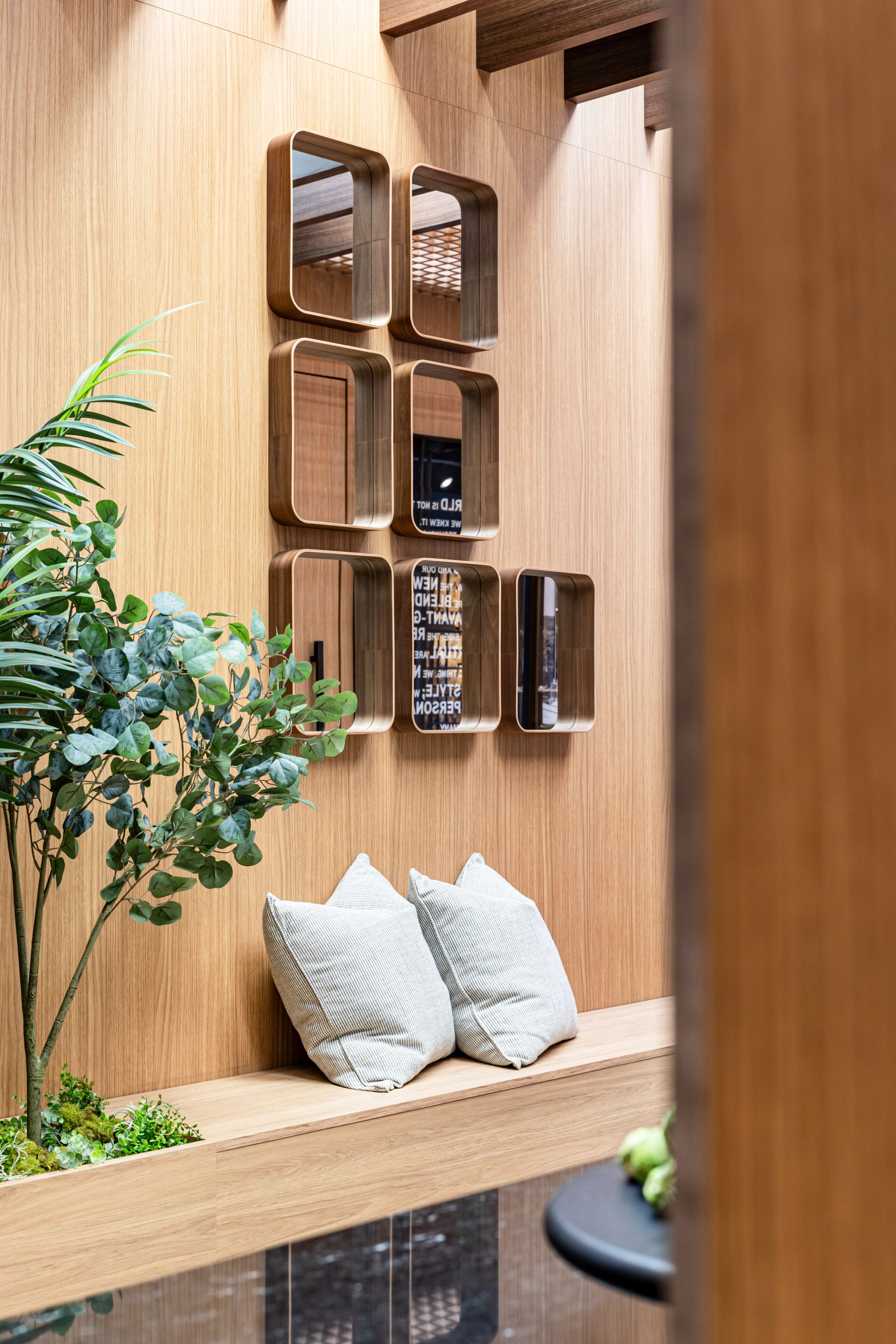 Sculptural niches, WDB Design Center