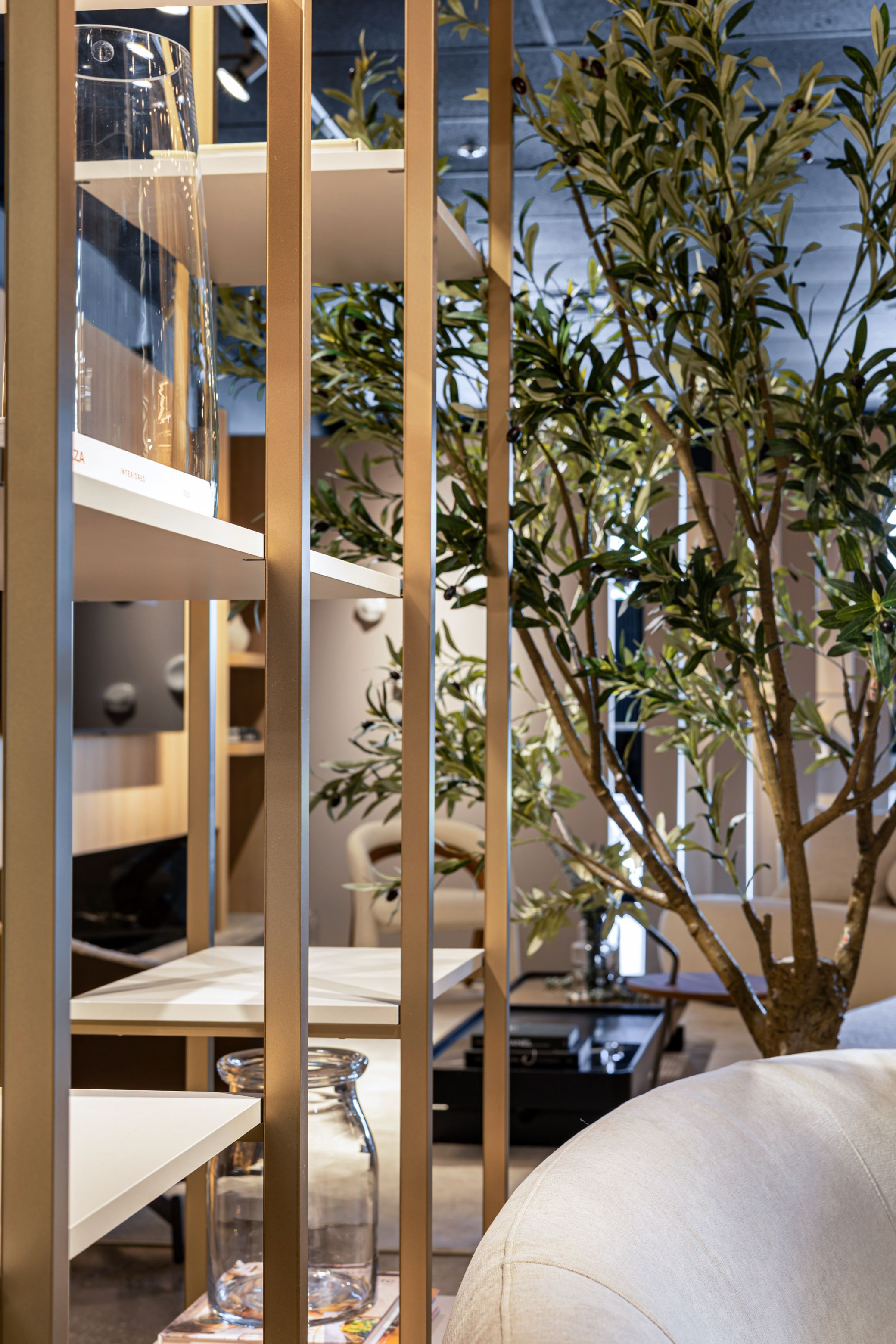 Partition with olive trees, WDB Design Center